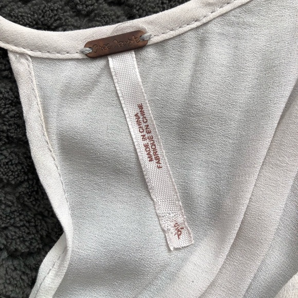 Free People flowy open back Top - Picture 10 of 11
